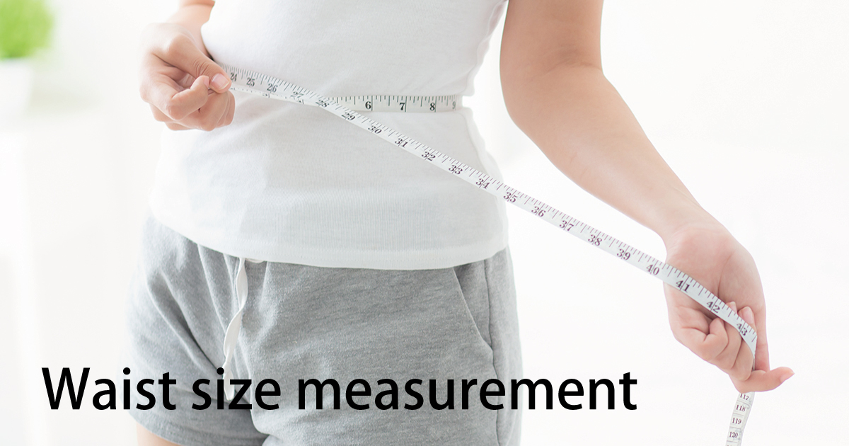 Waist size measurement
